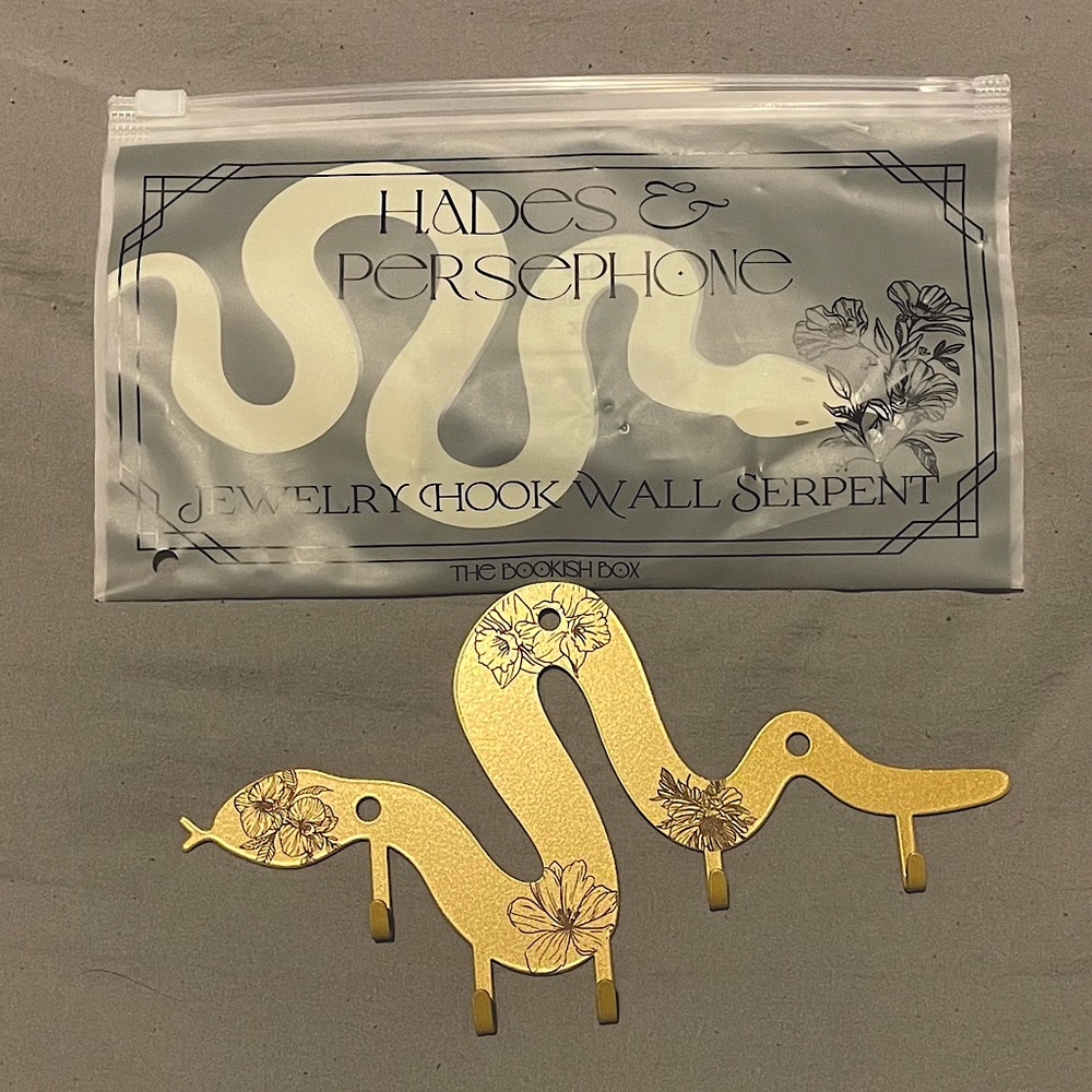 Hades and Persephone jewelry Hook wall serpent